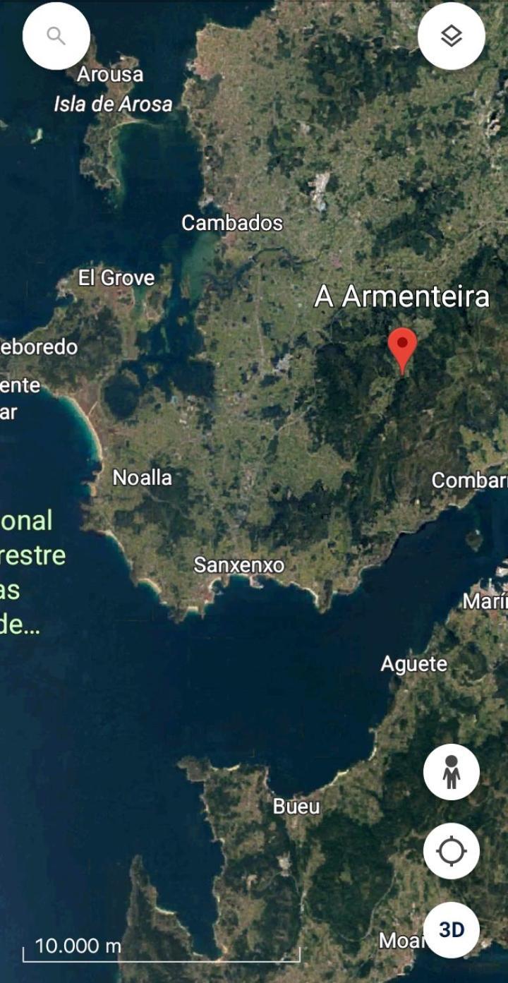 Habitacion En A Armenteira Ideal Peregrinos Lägenhet Meis Exteriör bild